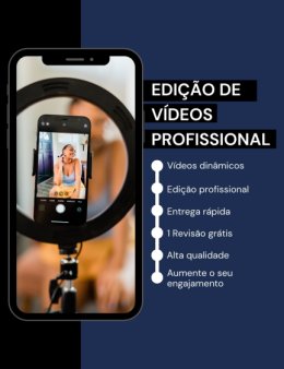 Eu vou editar vídeos