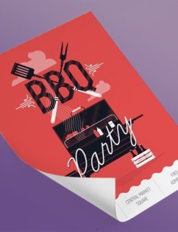 Eu vou desenhar o seu flyer