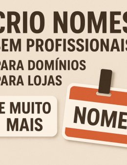 Eu vou criar nomes de domínios lojas e etc