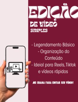 Eu vou editar vídeos curtos e dinâmicos