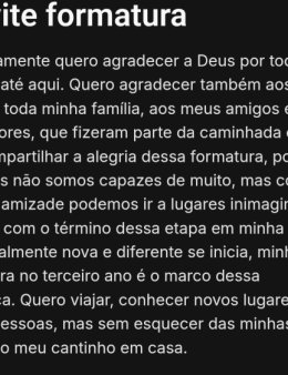 Eu vou escrever textos para você