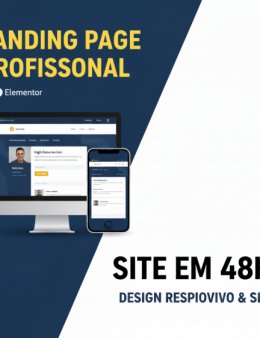 Eu vou desenvolver site e landing pages