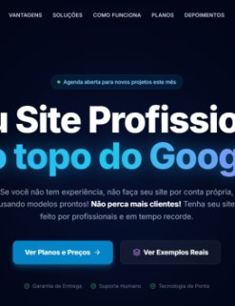 Eu vou Construir Seu Novo Site