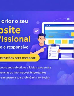 Eu vou criar um site profissional, mode