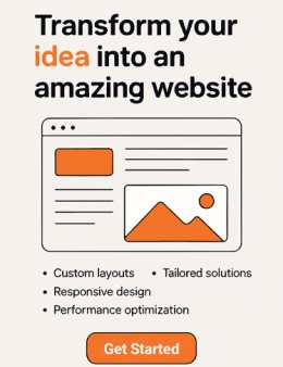 Eu vou transformar sua ideia em um incrível site com a sua cara