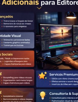 Eu vou Editar seus vídeos profissionalmente