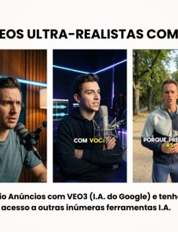 Eu vou criar vídeos IA c/ Ultra-Realismo Veo3