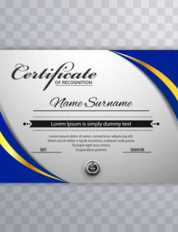 Eu vou desenhar o seu certificado