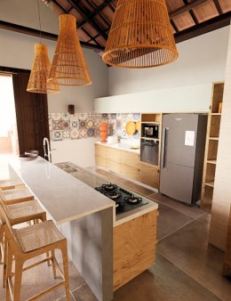 Eu vou criar seu projeto 3D residencial