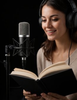 Eu vou gravar audio, audiobook