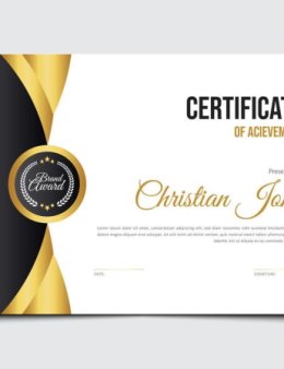 Eu vou desenhar o seu certificado