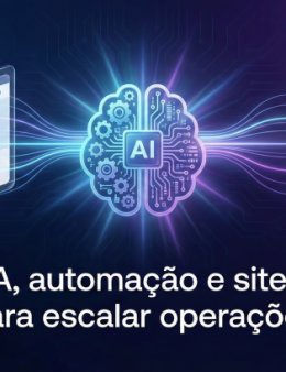 Eu vou criar sites e automações com IA