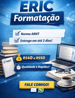 Eu vou Formatar um trabalho
