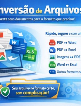Eu vou converter seus arquivos
