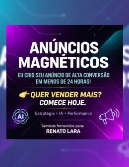 Eu vou criar 3 anúncios (criativos) magnético