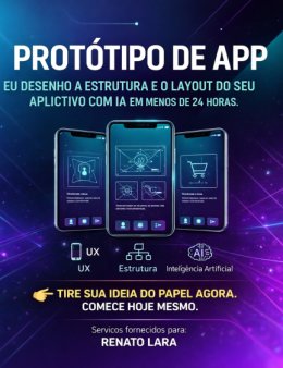 Eu vou criar o protótipo funcional e o design