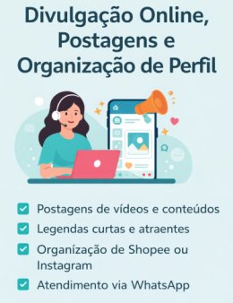 Eu Trabalho com serviços de marketing digital