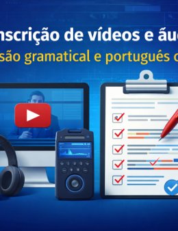 Eu vou transcrever seus vídeos e áudios
