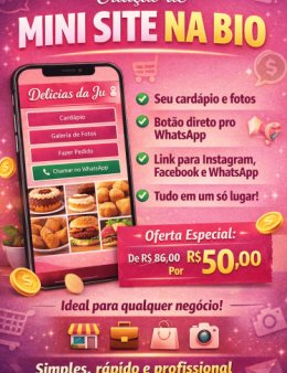 Eu vou Criar SITE NA BIO profissional