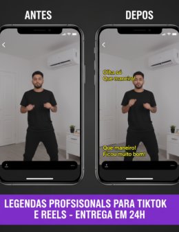 Eu vou legendar seus vídeos curtos!