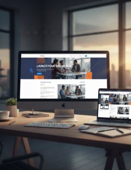 Eu vou fazer um site profissional pra você!