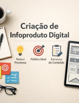 Eu vou criar a estrutura do seu infoproduto