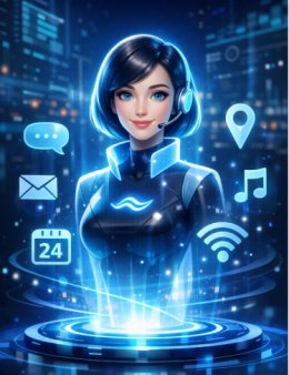 Eu vou atender seus clientes com agilidade e profissionalismo