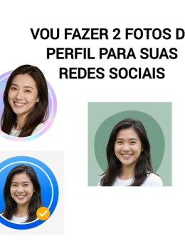 Eu vou fazer sua foto de perfil