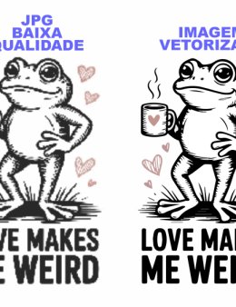 Eu vou vetorizar a sua arte para serigrafia