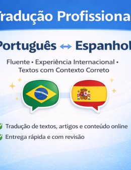 Eu vou Traduzir seus textos Espanhol