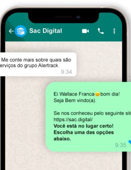 Eu vou atender eu cliente no whatsaap