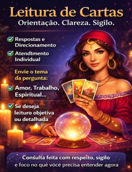 Eu vou tirar TAROT para vc!
