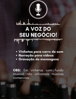 Eu vou dar voz ao seu negócio!
