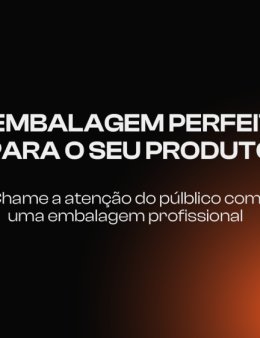 Eu vou criar a embalagem para o seu produto