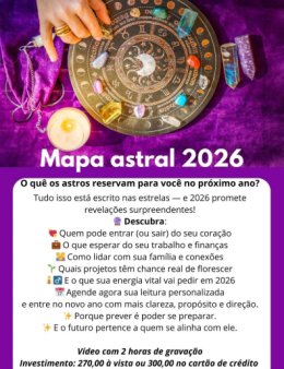 Eu vou ver seu mapa astrológico