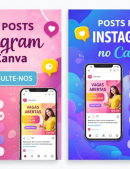 Criação de artes profissionais para Instagram