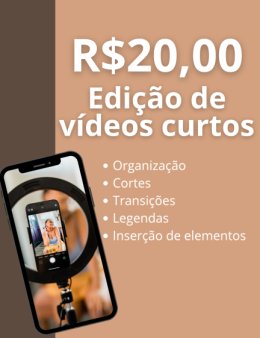 Eu vou editar vídeos curtos