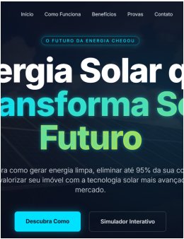 Eu vou fazer um site para você