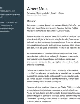 Eu vou  atuar de forma profissional