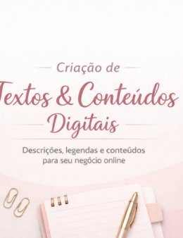 Eu vou, criar Textos Profissionais e conteúdo