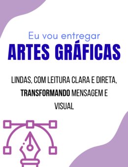 Eu vou entregar artes graficas
