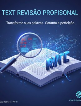 Eu vou revisar seu texto