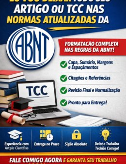 Eu vou DEIXAR SEU ARTIGO NAS NORMAS ABNT