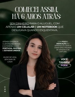 Eu vou te ensinar a ter renda criando sites