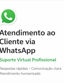 Eu vou atender seus clientes via WhatsApp.