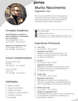 Eu vou criar um currículo profissional