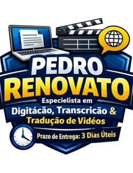 “Especialista em Digitação, Transcrição e Tradução de Vídeos”