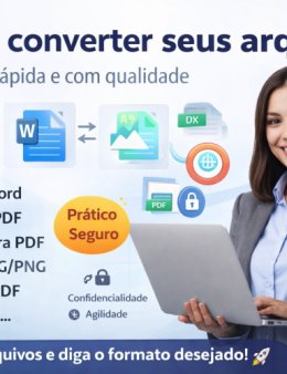 Eu vou converter seus arquivos.