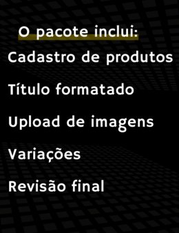 Eu vou cadastrar 5 produtos em marketplaces