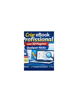 Eu vou Criar eBook Profissional com 10
